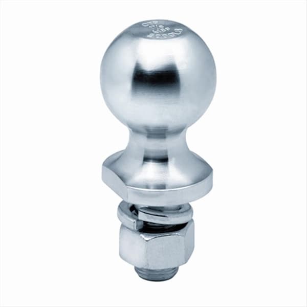 Tow Ready Hitch Ball- 1.87 x 1 x 2.12 In. 2- 000 Lbs. GTW Zinc- 1.88 x 1.88 x 4.63 in. 63817 - main